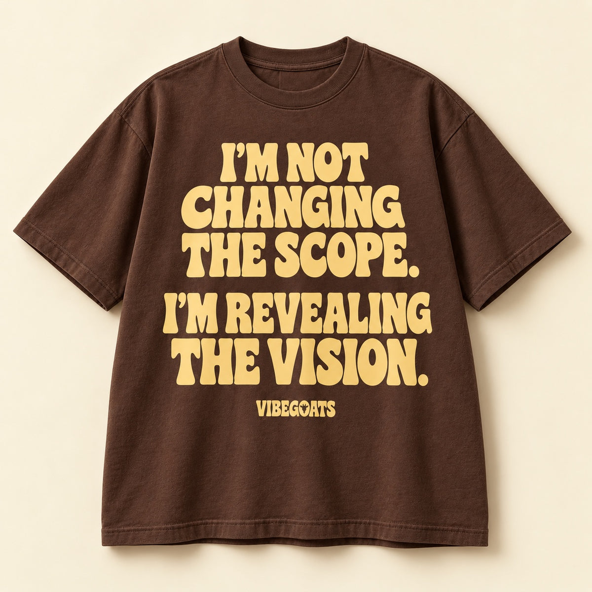 I’m Not Changing The Scope. I’m Revealing The Vision.